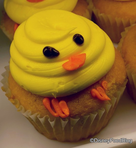 Easter Chick Cupcake at Goofy's
