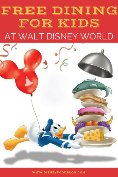 How to get FREE Dining for KIDS at Walt Disney World!