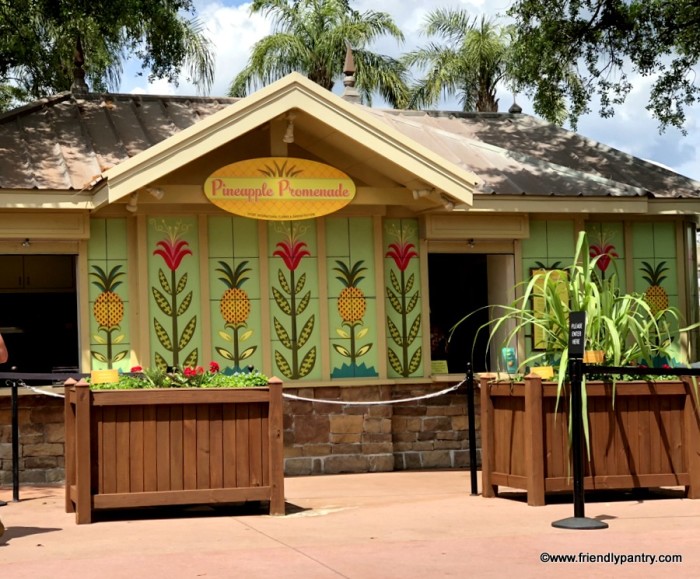 Epcot Outdoor Kitchen Pineapple Promenade
