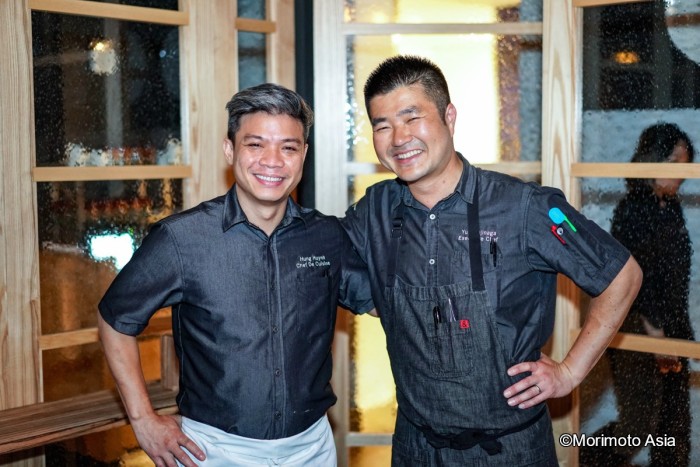 Chef Hung Huynh and Chef Yuhi Fujinaga