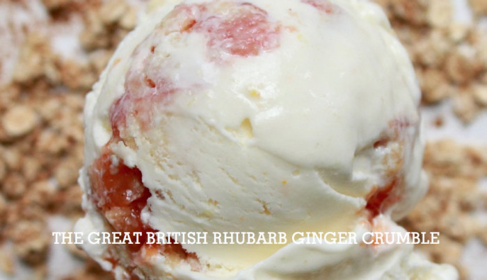 The Great British Rhubarb Ginger Crumble ©Salt and Straw