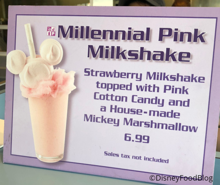 Auntie Gravity's Millennial Pink Milkshake