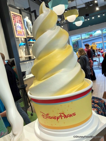 Giant Dole Whip at Disney Style Store