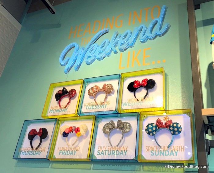 Minnie Ears Display at Disney Style Store