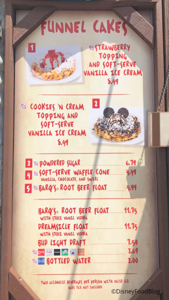 Oasis Canteen Funnel Cakes 