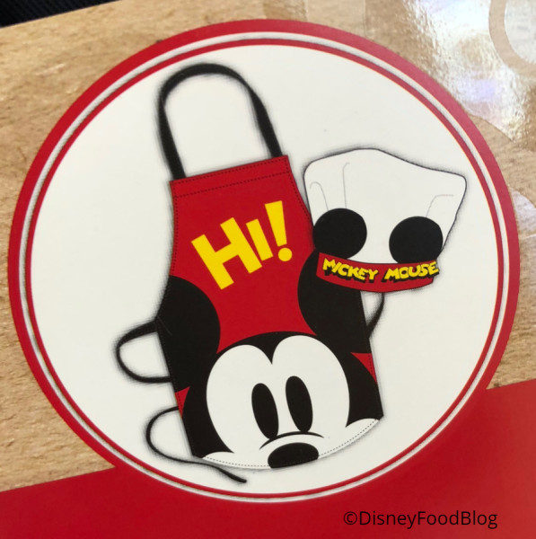 Mickey Apron and Chef's Hat