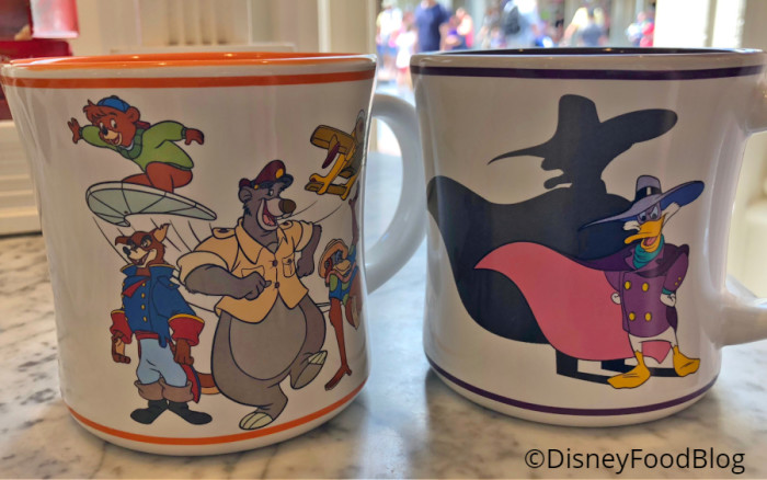 Talespin and Darkwing Duck Mugs