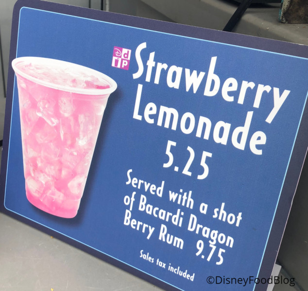 Popcorn Cart's Strawberry Lemonade