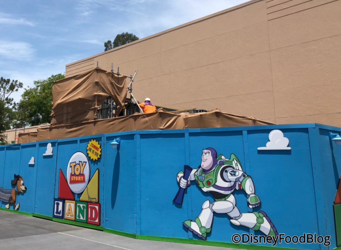 Toy Story Land Construction