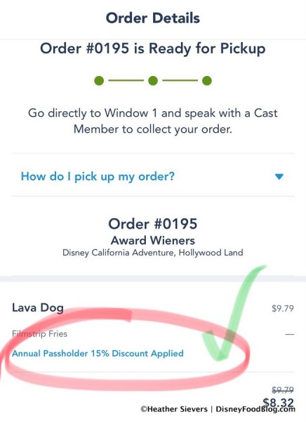 Screenshot of Annual Passholder Discount Applied 