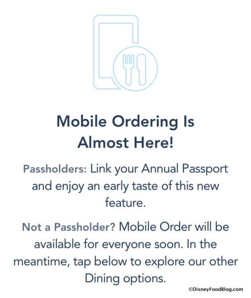 Mobile Order screenshot