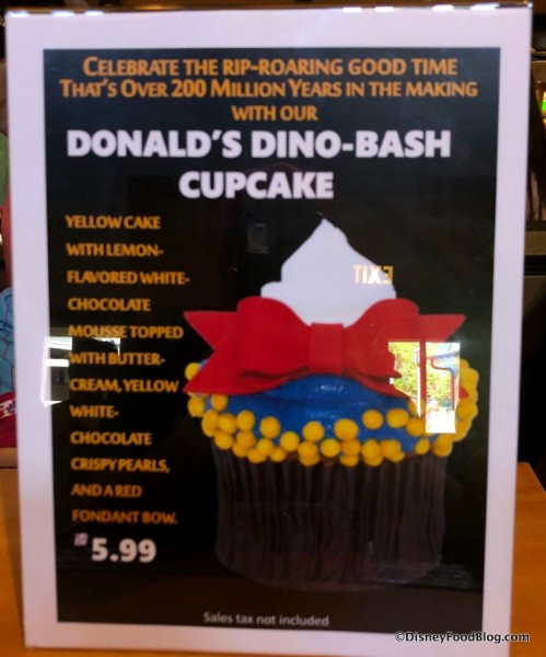 Donald's Dino-Bash Cupcake