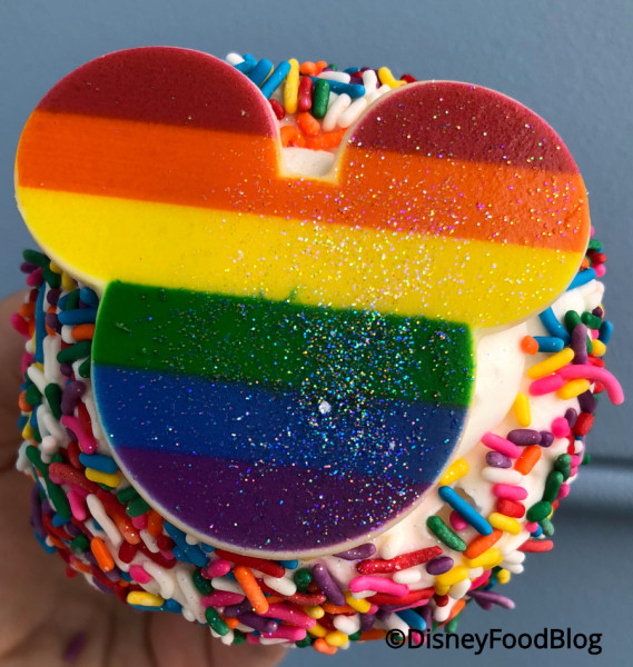 Glittery Rainbow Cupcake