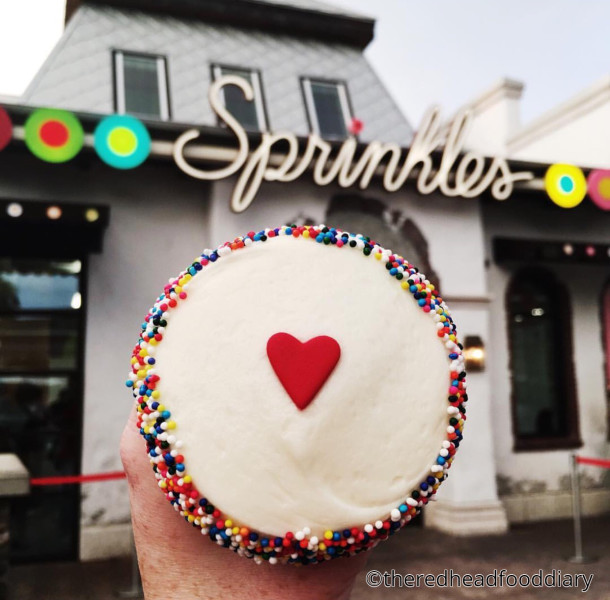 Sprinkles Rainbow Cupcake