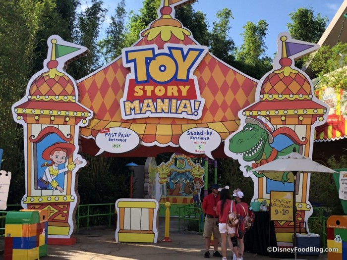 Toy Story Mania new entrance