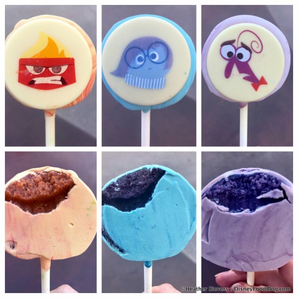 Inside Out Cake Pop Collage
