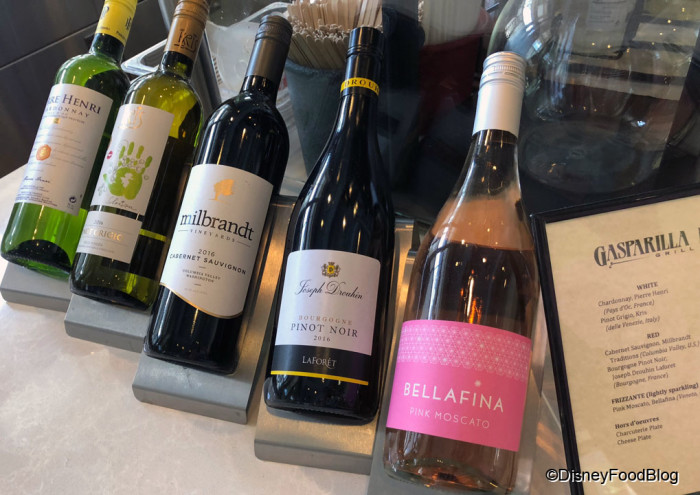 New Wine by Glass and Bottle Options at Gasparilla Island Grill