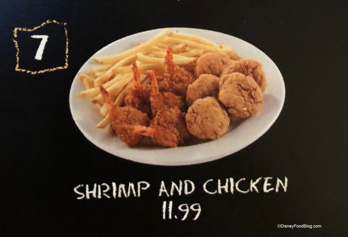 New Shrimp and Chicken Dinner at Restaurantosaurus