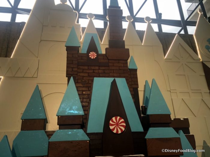 First Look! Disney's Contemporary Resort Cinderella Castle Gingerbread ...