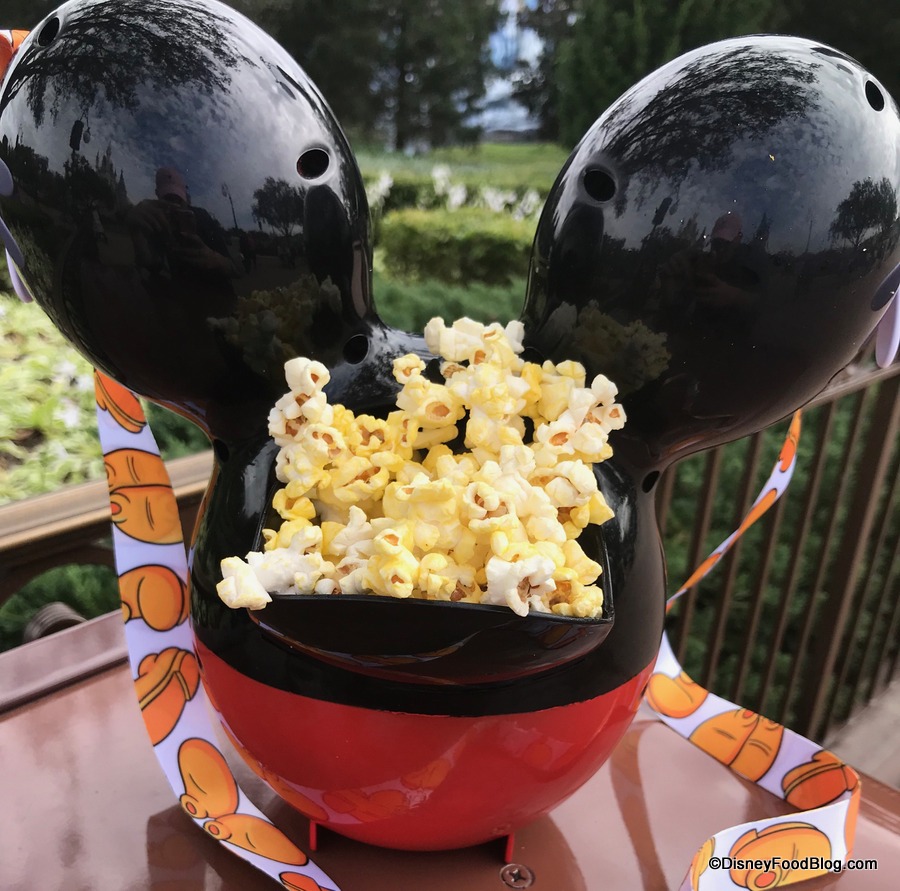 New Mickey Balloon Popcorn Bucket Floats Into Magic Kingdom the