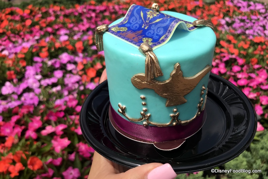 Review! NEW Aladdin Petit Cake at Amorette's Patisserie in Disney Springs | the disney food blog