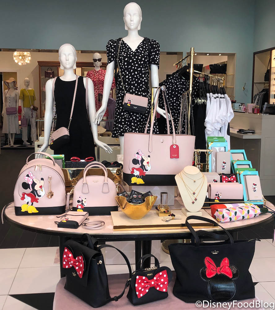 Merch Alert! The Adorable NEW Kate Spade Make-Up Minnie Collection Arrives  in Disney World! | the disney food blog