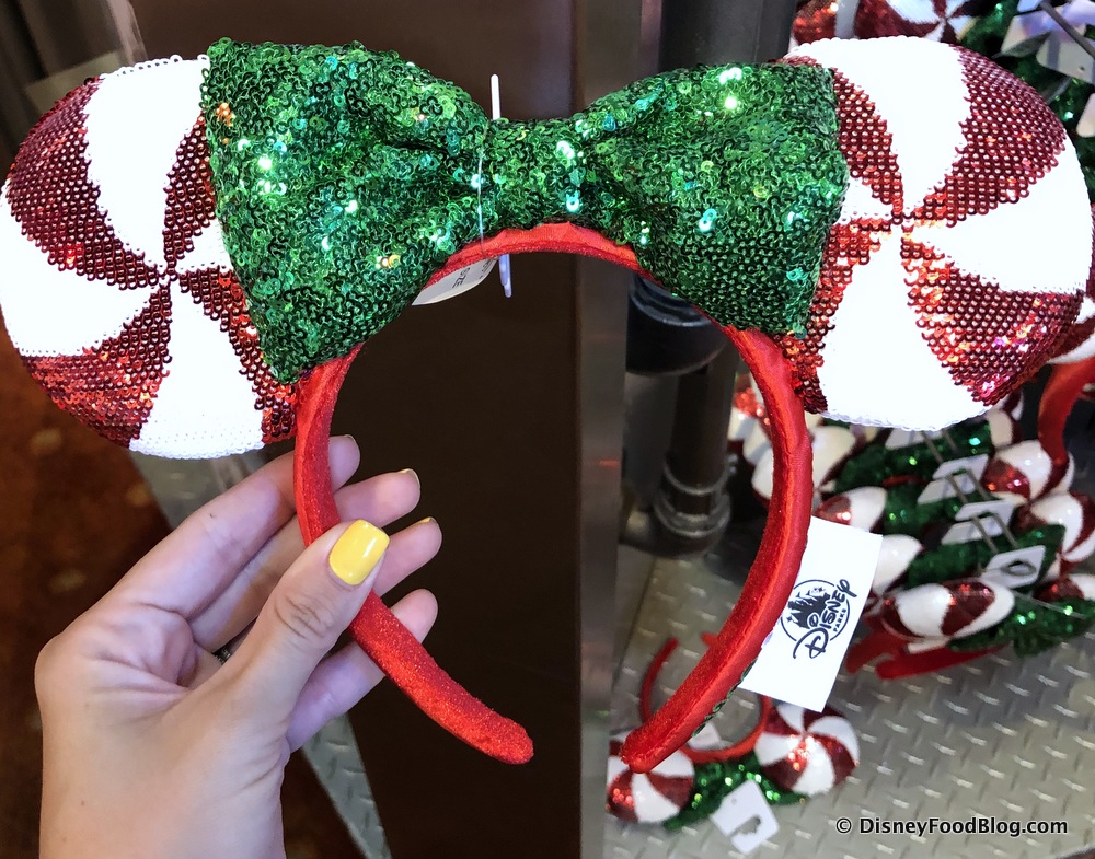 Details about   Candy Cane 2020 Peppermint Ears Disney Parks Christmas Disneyland Headband 