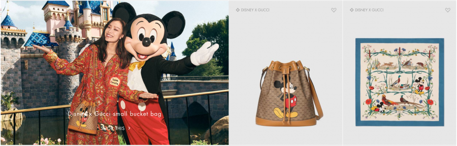 SOLD OUT Gucci Mickey Mouse Year of the Rat Bucket Bag Purse at