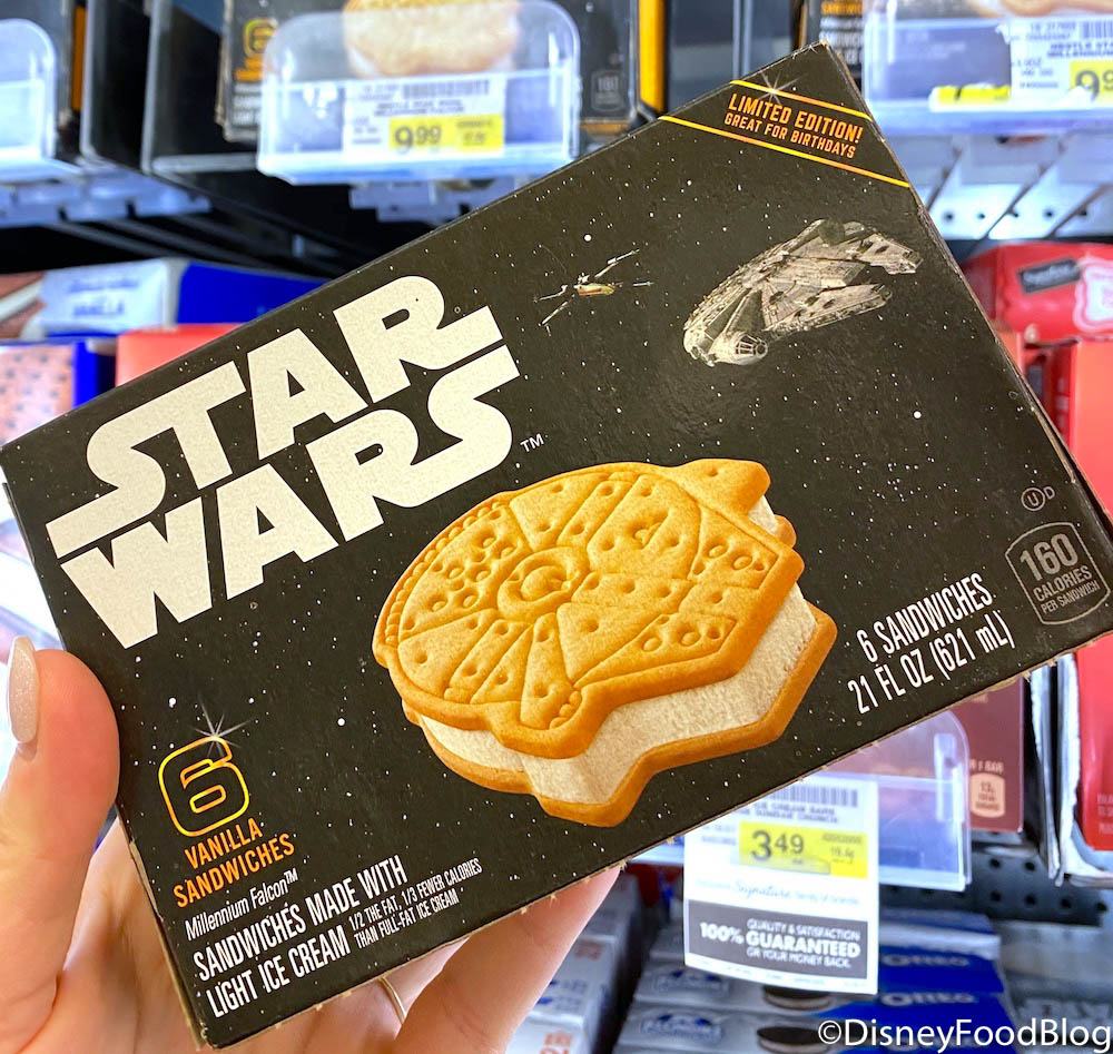 NEWS and REVIEW! Millennium Falcon Ice Cream Sandwiches ...