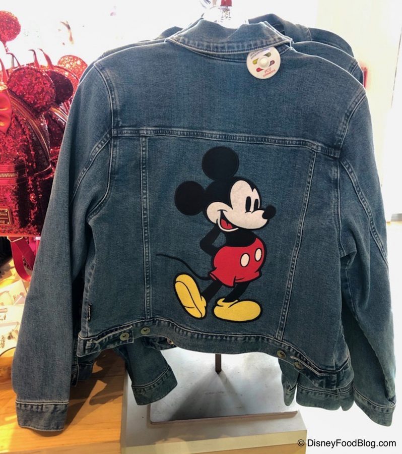 Spotted New Retro Mickey Mouse Denim Jacket in Disney