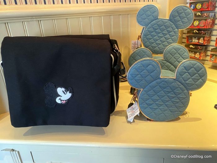 New Mickey Mouse Pin Trading Messenger Bag at Disney Parks