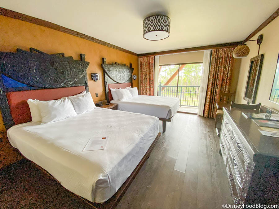 The Rooms at Animal Kingdom Lodge Were Recently Renovated! Take a Look at  These Before and After Photos! | the disney food blog