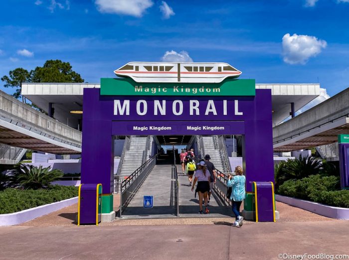 Here’s What It’s Like to Ride the Monorail in a Reopened Disney World! 