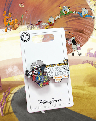 *NEW Disney Passholder Mickey Minnie Mouse Runaway Railway Opening Day Pin 2020