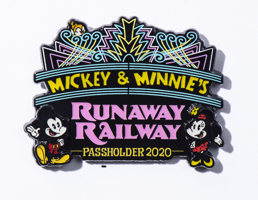 DisneyParks Mickey and Minnie Runaway Railway Mouse Ears Train Headband