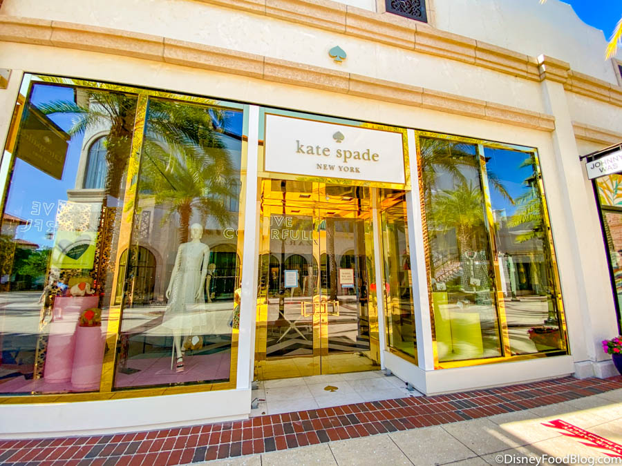 Live Colorfully' at Kate Spade New York — Now Reopen in Disney Springs |  the disney food blog