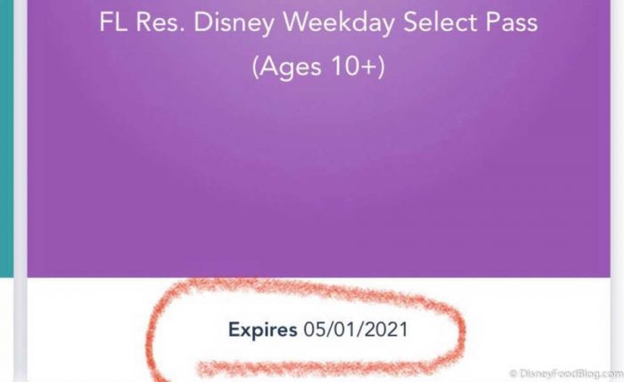 NEWS! Some Disney World Annual Passes Now Display Extended Expiration Dates 