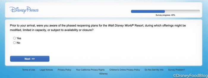 Disney’s VERY Detailed Survey Looks for Guests’ Experiences at the Newly Re-Opened Hotels! 