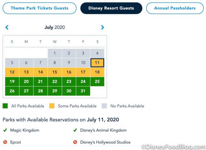 NEWS: Disney Park Pass Reservations are Available NOW for All Existing Ticket Holders! 