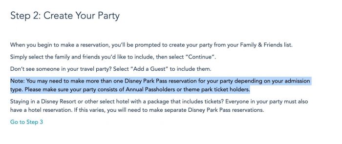 Here’s What You NEED to Know About Making a Disney World Park Pass Reservation for Your Entire Party! 