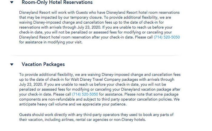 News! Disneyland Has Updated Its Hotel Cancellation Policy Ahead of Proposed Reopening 