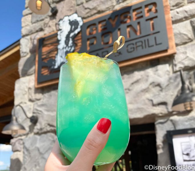 Photos and Review! See What’s Different at Geyser Point Bar and Grill (Including a SECRET MENU Drink) at Disney World’s Wilderness Lodge! 