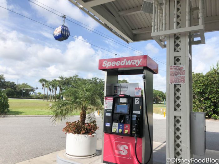 News and Photos: Disney World’s BoardWalk Area Speedway Gas Station Has Reopened! 