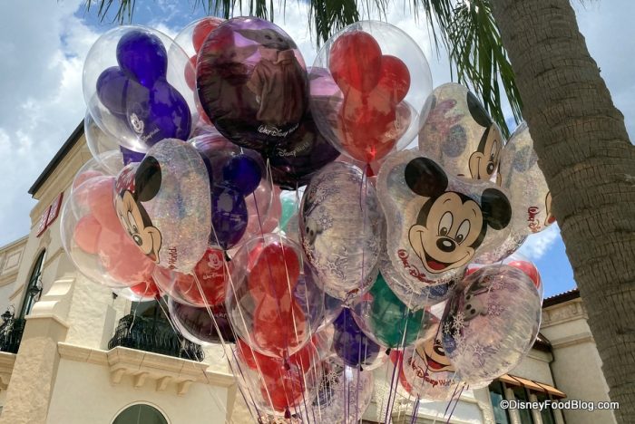 Make Some Room, Mickey! New BABY YODA Balloon Floats Into Disney Springs! 