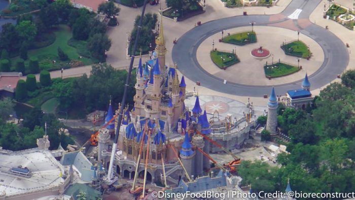 You’ve GOTTA See How Construction Is Progressing on Cinderella Castle in Disney World! 