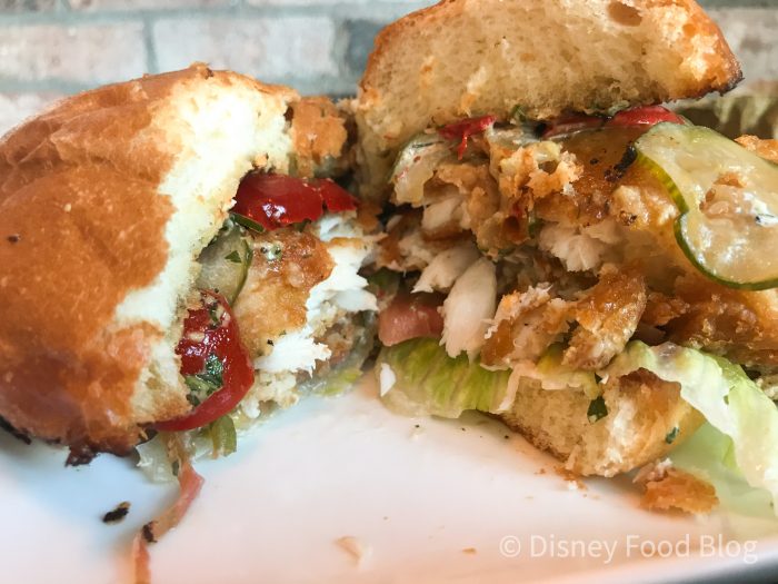 Review! We Tried the New Fried Fish Sandwich at Wine Bar George in Disney World! 