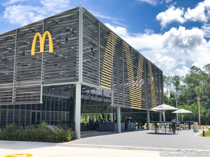 First Look and PHOTOS! Disney World’s New McDonald’s is Officially OPEN — And It’s SOLAR POWERED! 