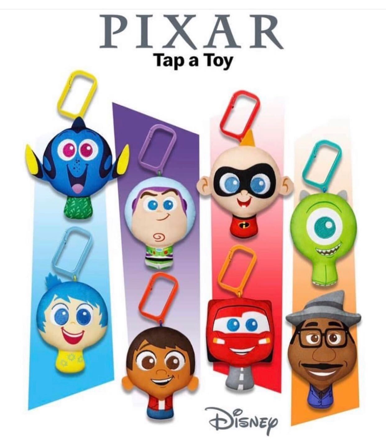 Photos Fun New Pixar Keychains Are Now Available With Mcdonald S Happy Meals The Disney Food Blog