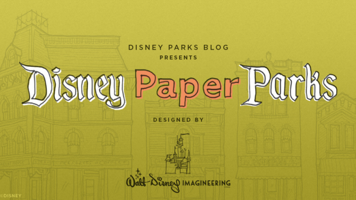 DIY Time! Build Your Own Disney Main Street, U.S.A. With PAPER