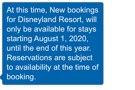 Select Disneyland Hotels Are Now Accepting New Reservations Starting August 1st 